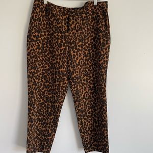 Old Navy Harper pants for women, leopard print